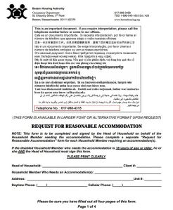 Snapshot of housing application with recommended accommodation 